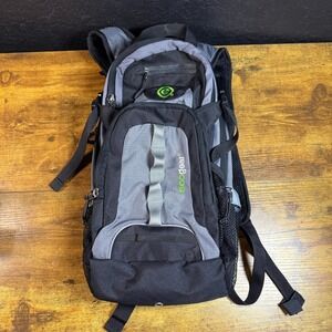 Ecogear Glacier Black Grey Recycled Polyester Hydration‎ Backpack Unisex Small